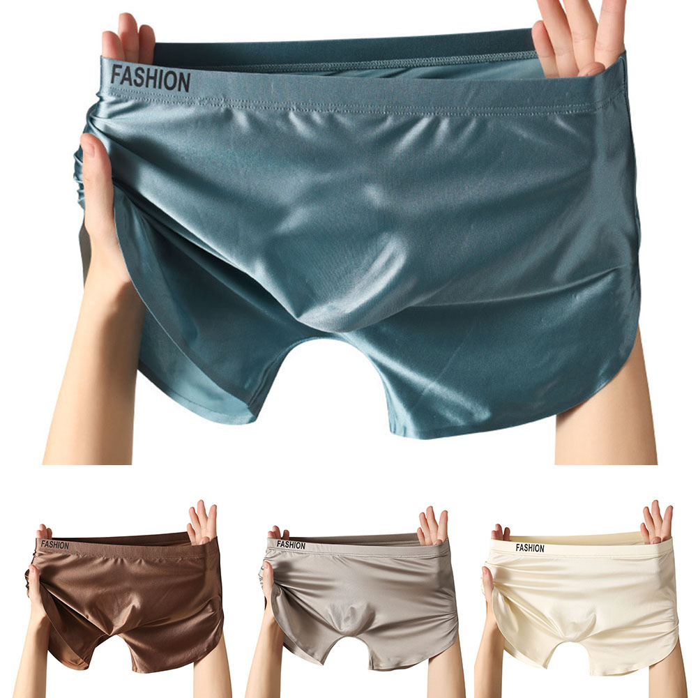 Trunk Breathable Men - For Daily Wear Ice Silk Trunks