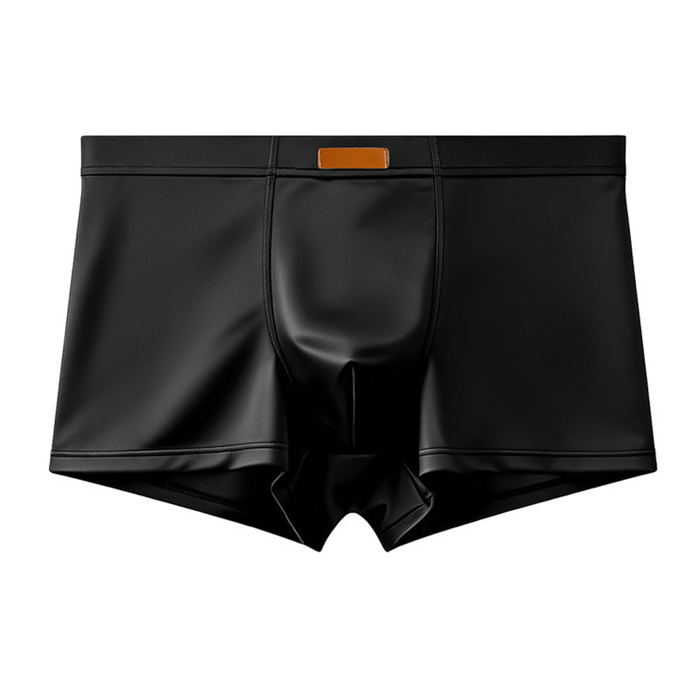 Trunk Breathable Men - Men Ice Silk Satin-like Boxer Shorts