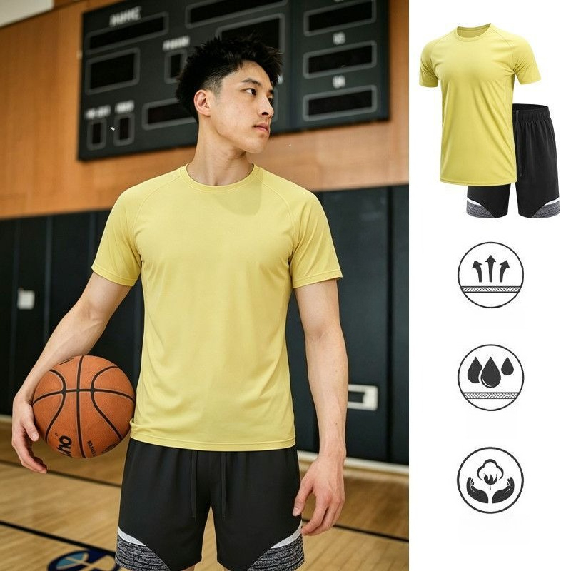Fitness Suit Athletic O-Neck S - Compression Shorts Athletes ulasan dan harga