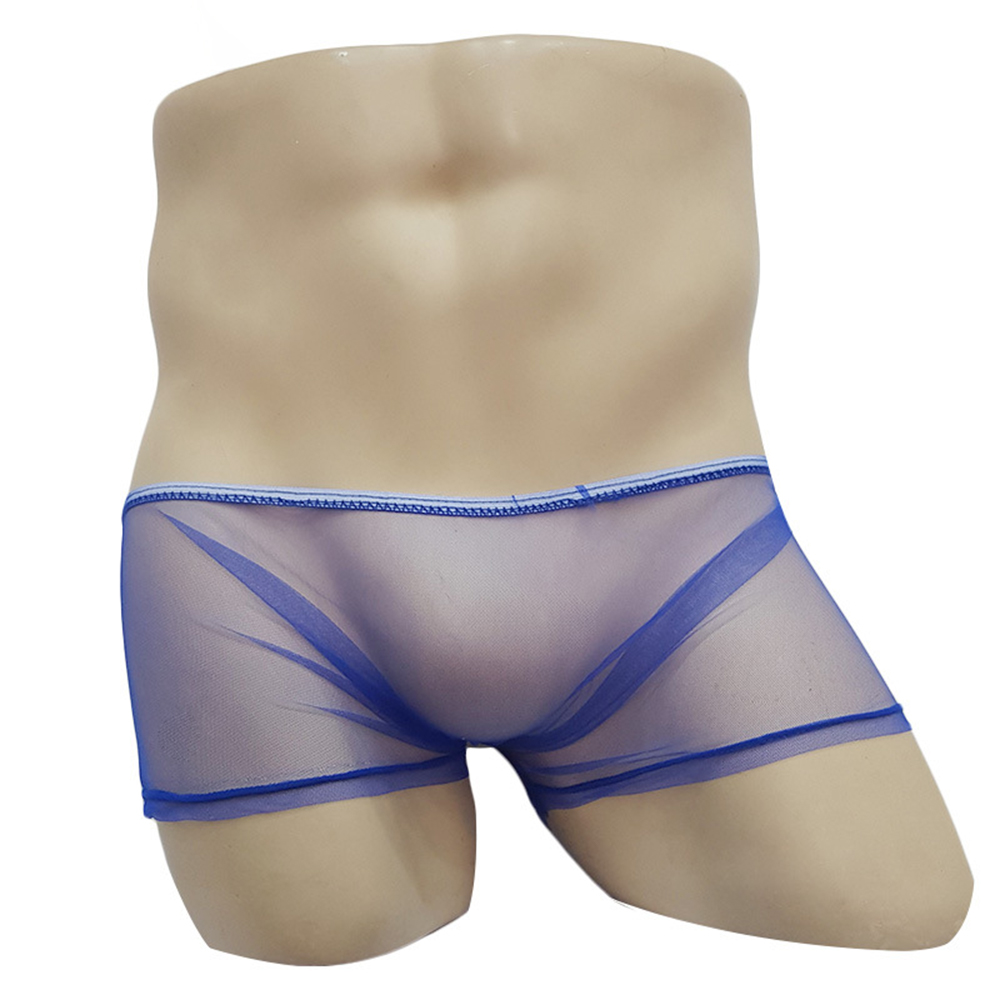 Male Boxer Men Briefs Sheer un - Trunk Breathable Men ulasan dan harga