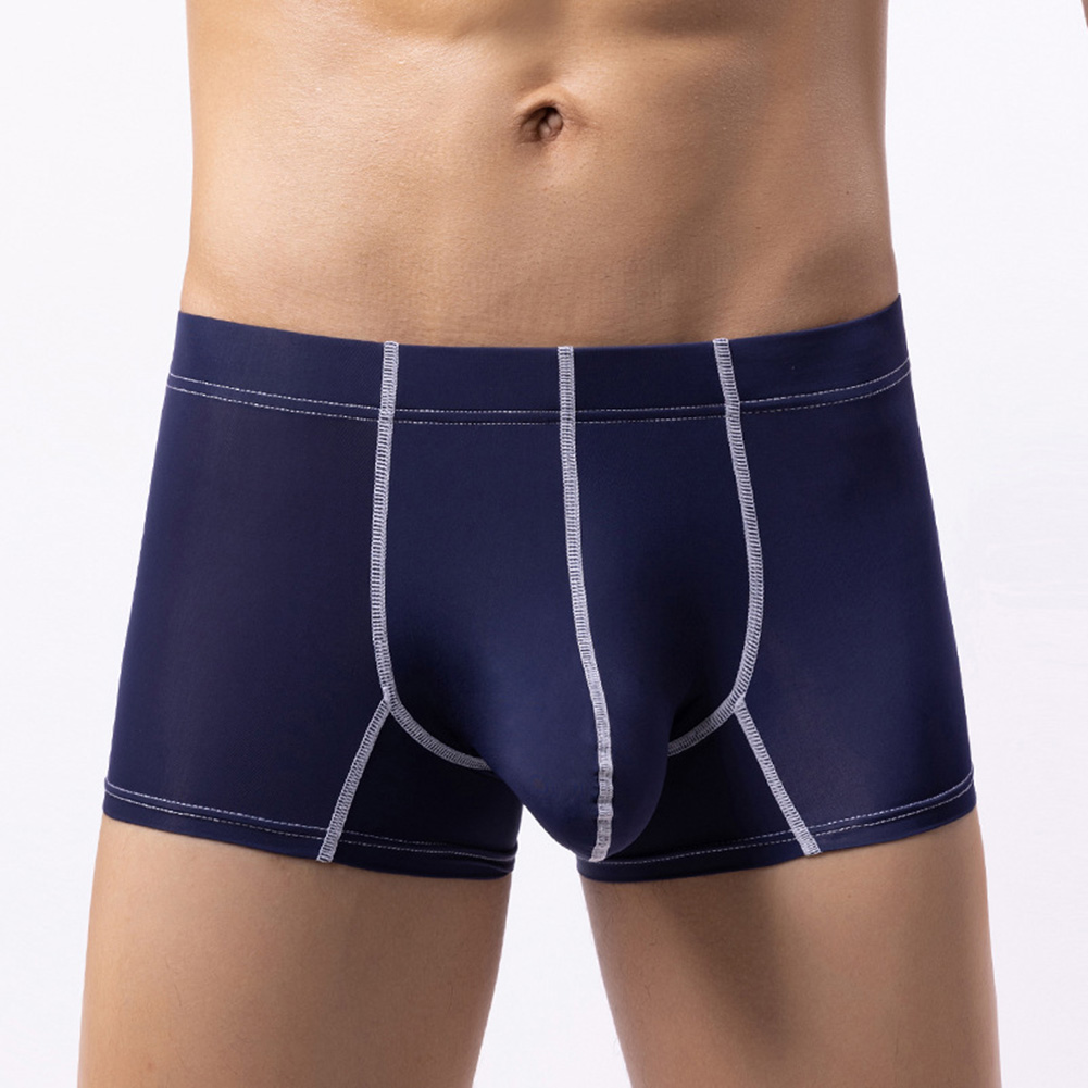 Ice Silk Men\\\'s Underwear Bo - Pouch Boxer Pouch ulasan dan harga