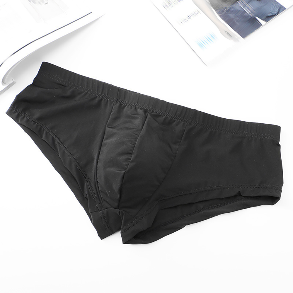 Ice Silk Underwear Boxer Brief - Trunk Breathable Men ulasan dan harga