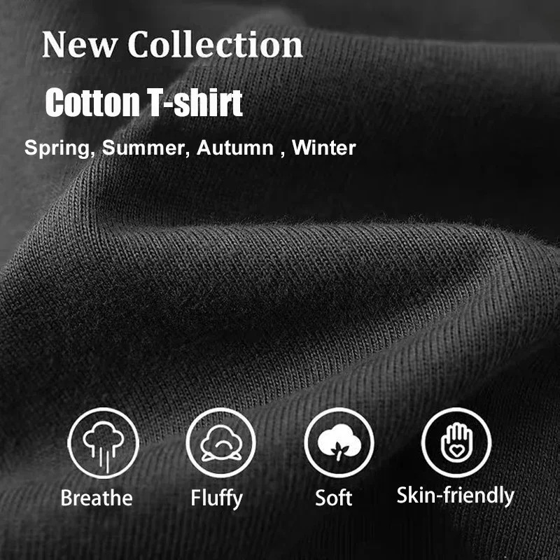 Black 450g Heavyweight Cotton  - Undershirt Crew Neck ulasan dan harga