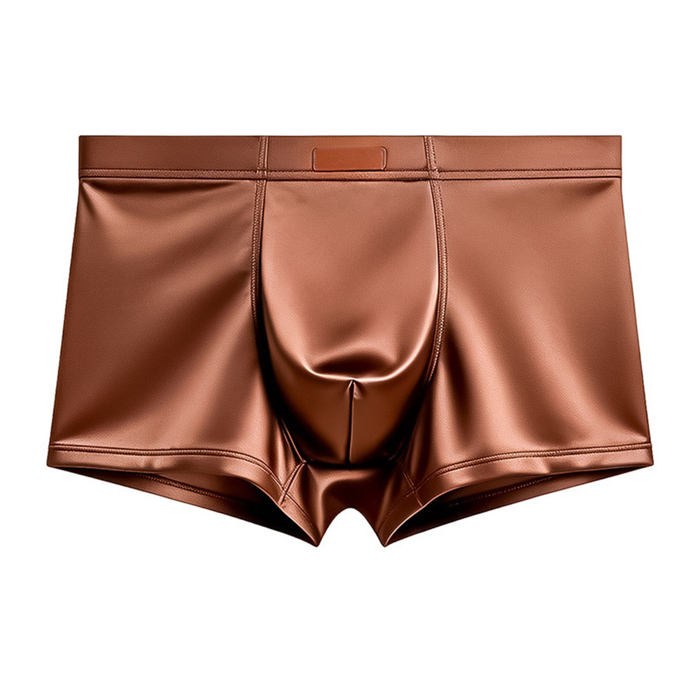 Men Ice Silk Satin-like Boxer  - Trunk Breathable Men ulasan dan harga
