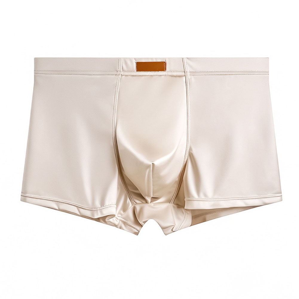 Men Ice Silk Satin-like Boxer  - Trunk Breathable Men ulasan dan harga
