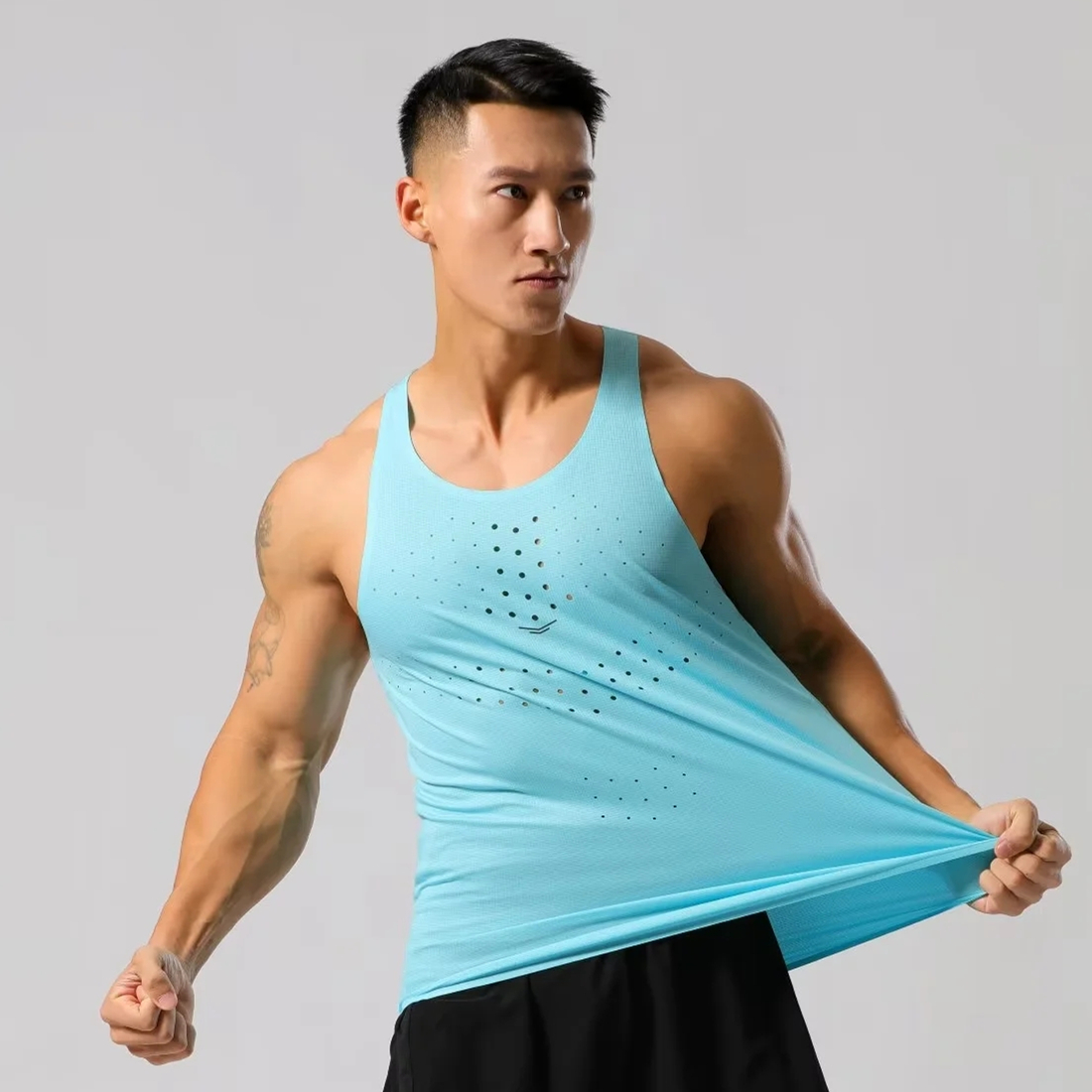 Mens Lightweight Running Vests - Sleeveless Undershirt ulasan dan harga