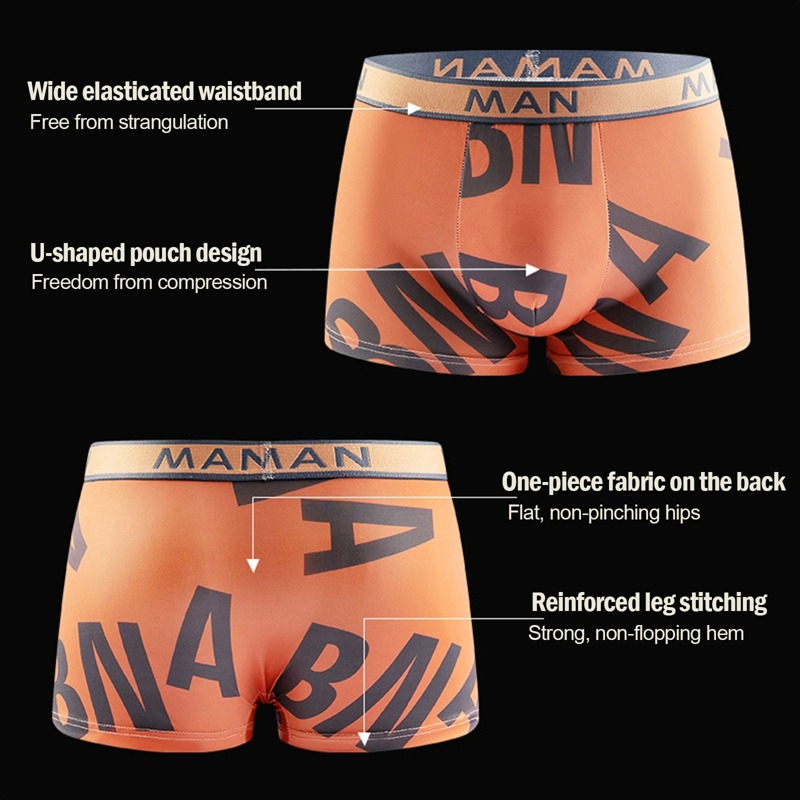 Men's Cotton Seamless Breathab - Multi Pack Underwear ulasan dan harga