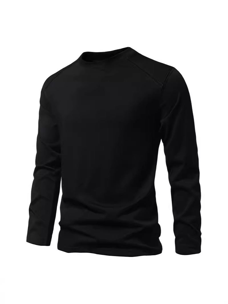 American Men's Long Sleeve T-S - Undershirt Crew Neck ulasan dan harga