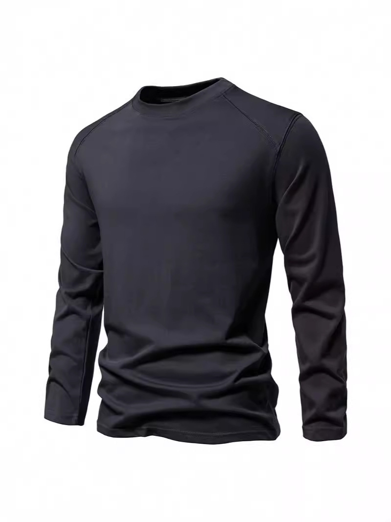 American Men's Long Sleeve T-S - Undershirt Crew Neck ulasan dan harga