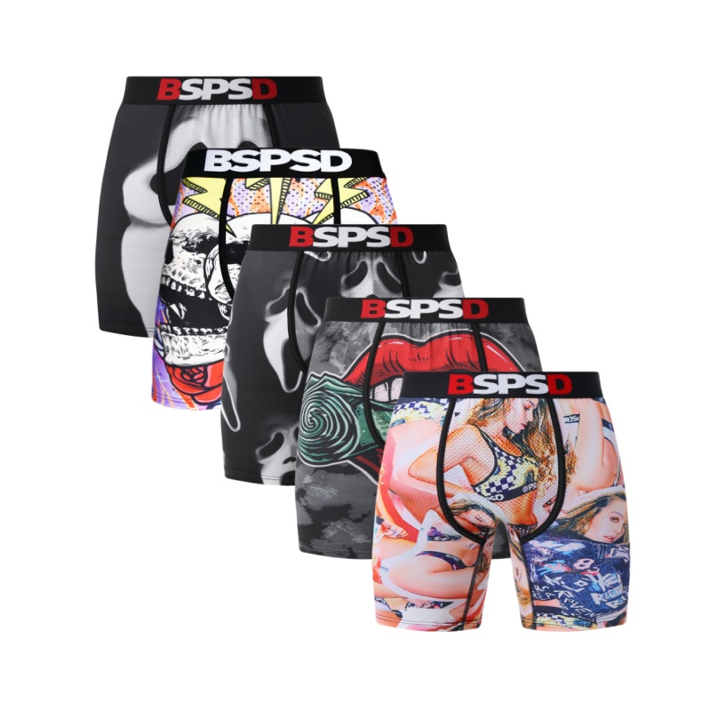 5Pcs Sexy Men Underwear Boxers - Boxer Shorts Modal ulasan dan harga