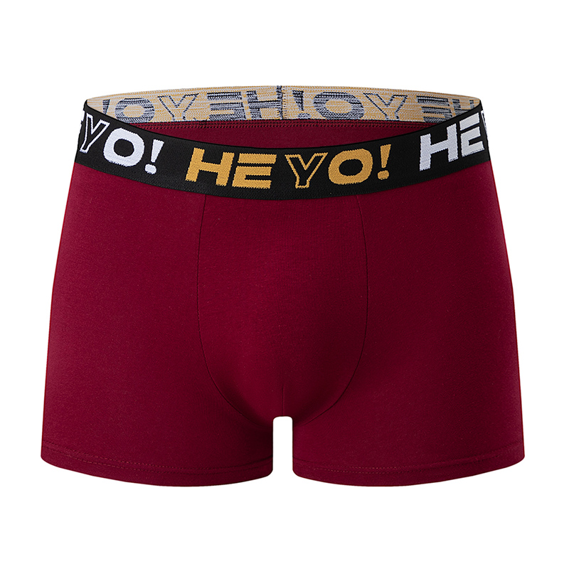 4-Piece Set of Men's Solid Col - Boxer Brief Pack Cotton ulasan dan harga