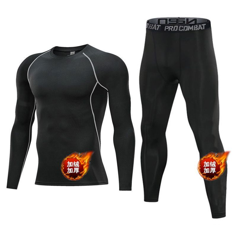 Men Fleece Lined Compression S - Compression Long Pant ulasan dan harga