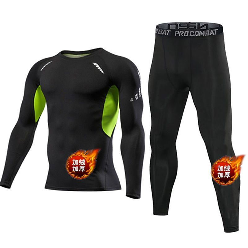 Men Fleece Lined Compression S - Compression Long Pant ulasan dan harga
