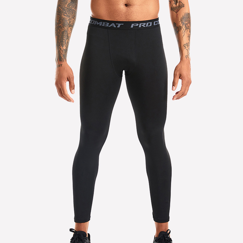 1 Pcs Men's Solid Color Compre - Compression Long Pant ulasan dan harga