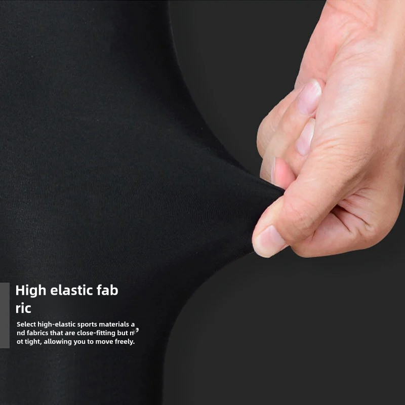 1 Pcs Men's Solid Color Compre - Compression Long Pant ulasan dan harga